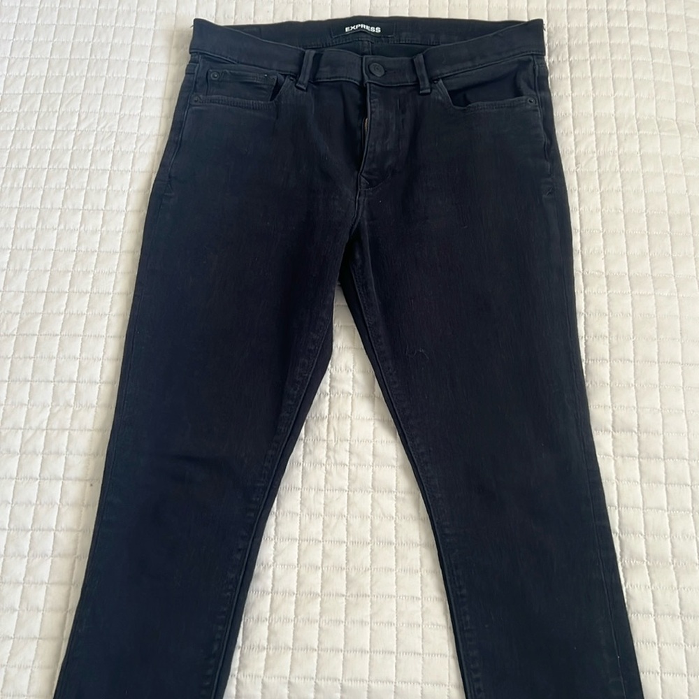 Black Express denim jeggings